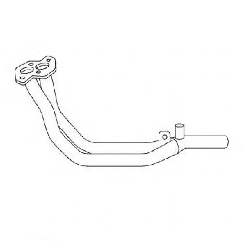 Tube en J de sortie de collecteur d'échappement pour Golf 1 1100-1300cc 8/79-8/83