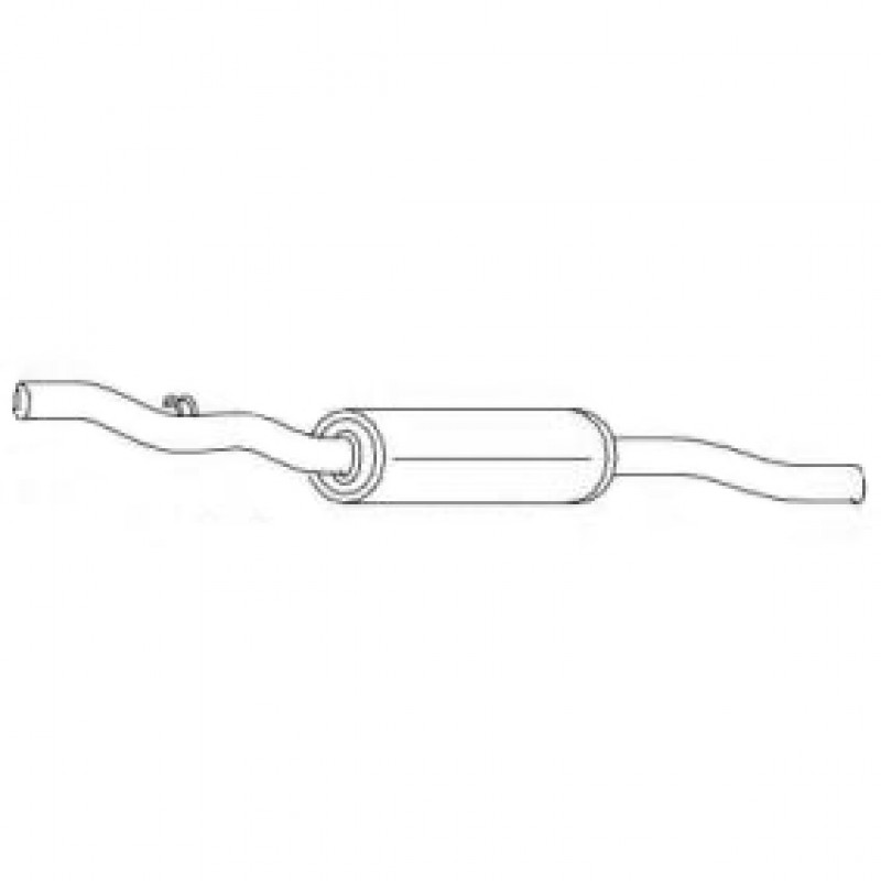 Intermédiaire d'échappement pour Golf 1 1300cc 8/79-8/83