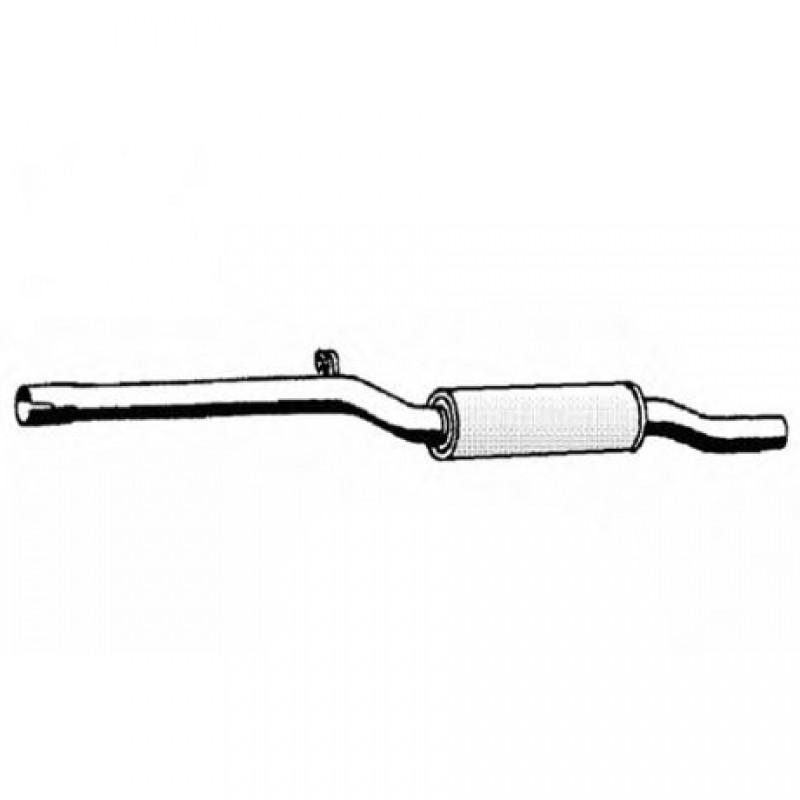 Intermédiaire d'échappement central pour Golf 1 1500-1600cc
